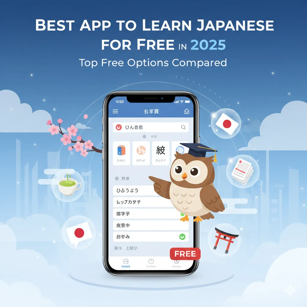 Best App to Learn Japanese for Free in 2025: Top Free Options Compared